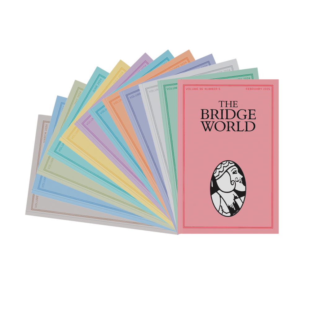 The Bridge World Magazine Subscription (1 Year) Baron Barclay Bridge