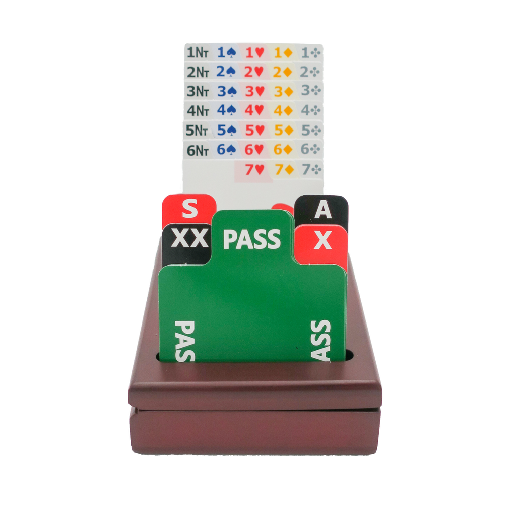 Wooden Boxes (set of 4) with Plastic Bidding Cards Baron Barclay Bridge Supply Wooden Boxes (set of 4) with Plastic Bidding Cards Baron Barclay Bridge Supply