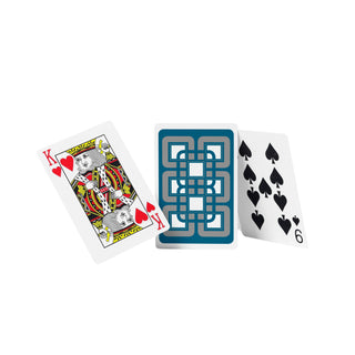 All-Plastic Baron Bridge Playing Card (Slightly Larger Index) - 12 Cellophane-Wrapped Decks - Baron Barclay Bridge Supply