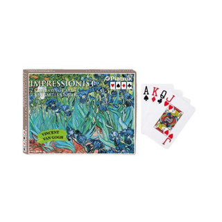 Piatnik Double Deck Playing Cards - Van Gogh's Irises JUMBO PRINT