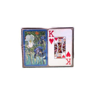Piatnik Double Deck Playing Cards - Van Gogh's Irises JUMBO PRINT