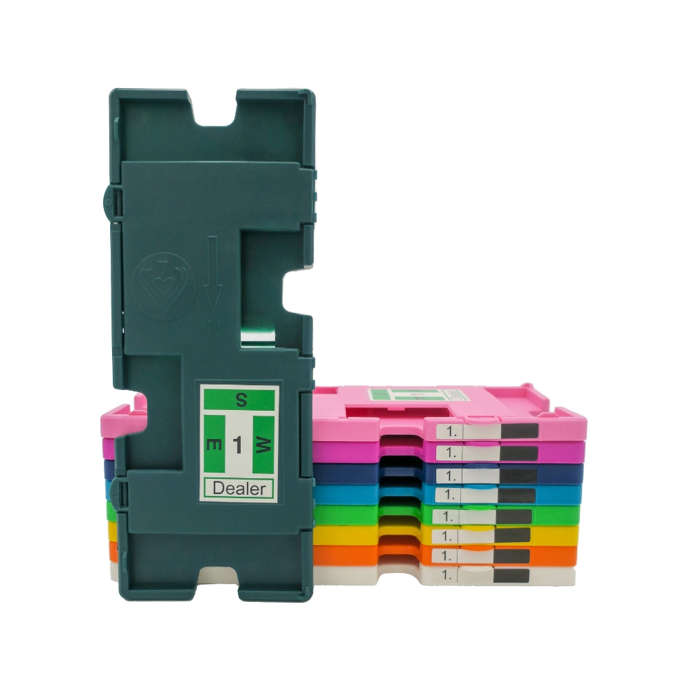 thumbnail image 2 of Super Plus Bridge Duplicate Boards Set Of 8 - Warm Grey - Jannersten Brand With Stickers & Traveler Slot 2 of 11