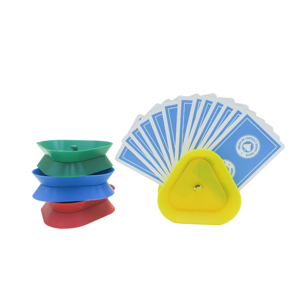 Triangular Card Holders (set of 4) – Baron Barclay Bridge Supply
