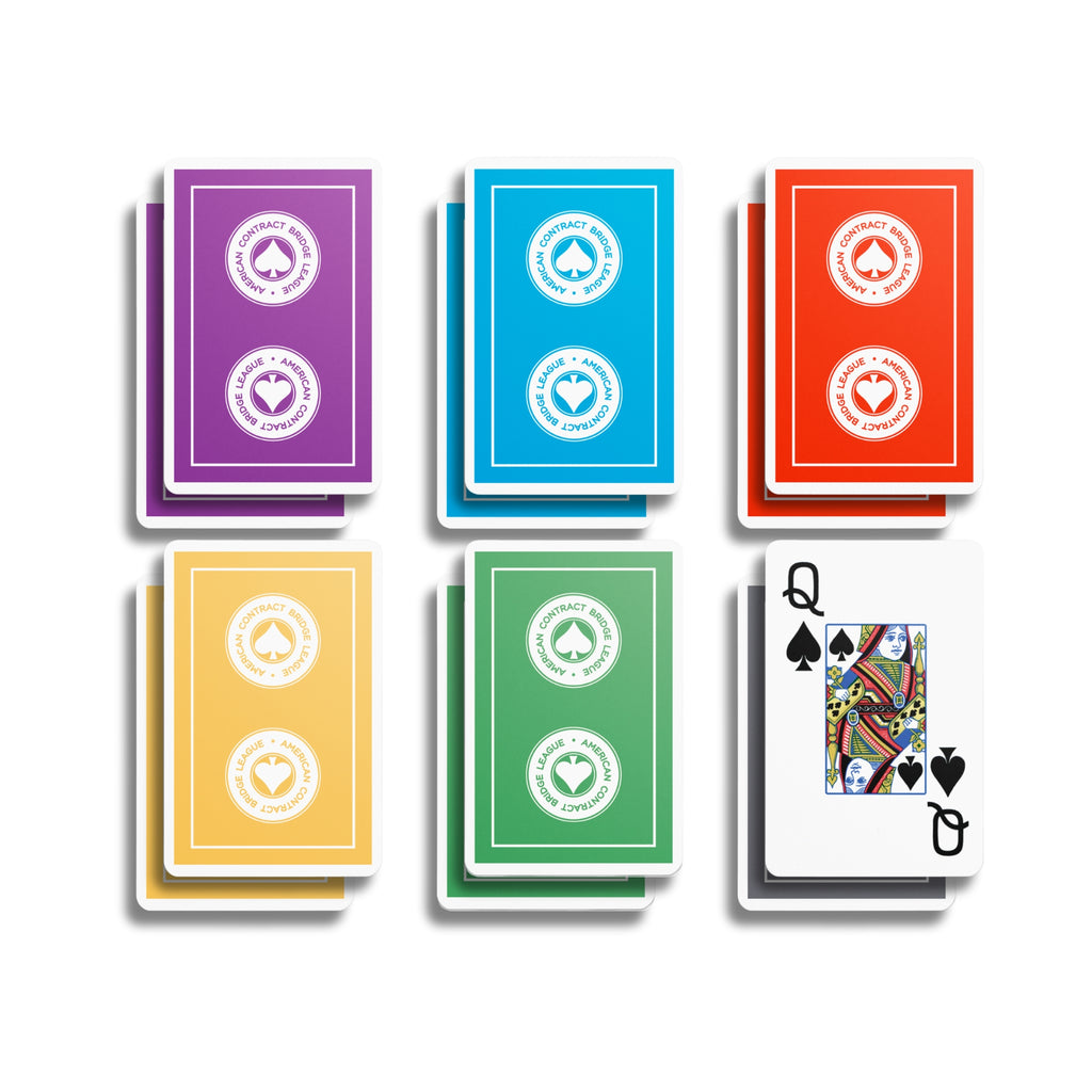 Level Playing Card Traditional Coated ACBL Bridge Playing Cards (Jumbo Index) - 12 Cellop ...