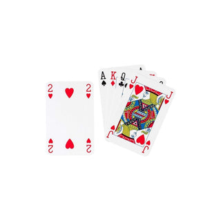 Caspari Bridge Gift Set - Regular Index Halsted Floral- 1 Double Deck Bridge Cards + 2 Score Pads