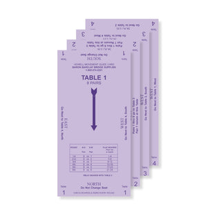 Howell Movement- 8 Pair (6 Rounds and 24 Boards) - Baron Barclay Bridge Supply