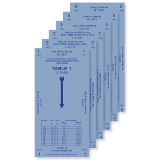 Howell Movement- 12 Pair (11 Rounds and 22 Boards) - Baron Barclay Bridge Supply