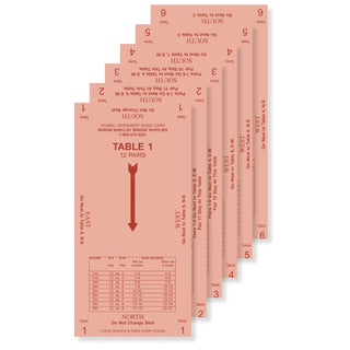 Howell Movement- 12 Pair (8 Rounds and 24 Boards) - Baron Barclay Bridge Supply