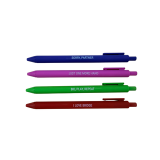 Bridge Banter Pen Set (4 pens)