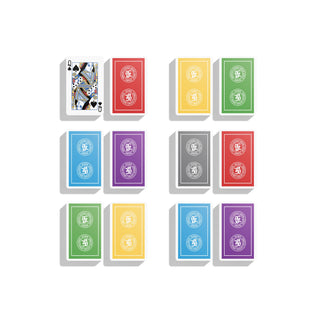 Regular Index 6 Boxed Double Decks - Traditional Coated ACBL Bridge Playing Cards