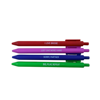 Bridge Banter Pen Set (4 pens)