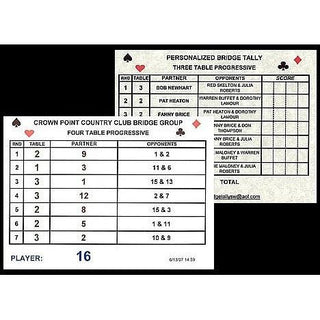 Bridge Tallies- Flashdrive - Baron Barclay Bridge Supply - #tag1#