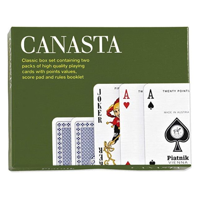 Piatnik Canasta- 1 Double Deck – Baron Barclay Bridge Supply