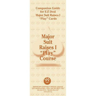 Play Course - Major Suit Raises 1 - Baron Barclay Bridge Supply - #tag1#