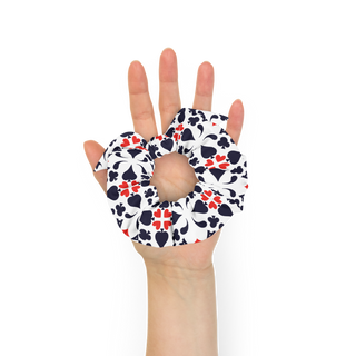 Card Symbol Pattern Scrunchie