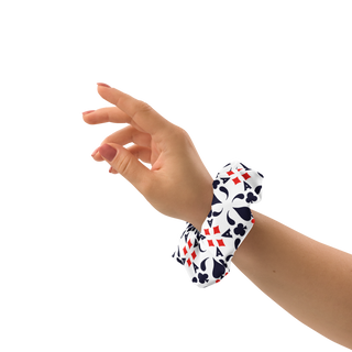 Card Symbol Pattern Scrunchie