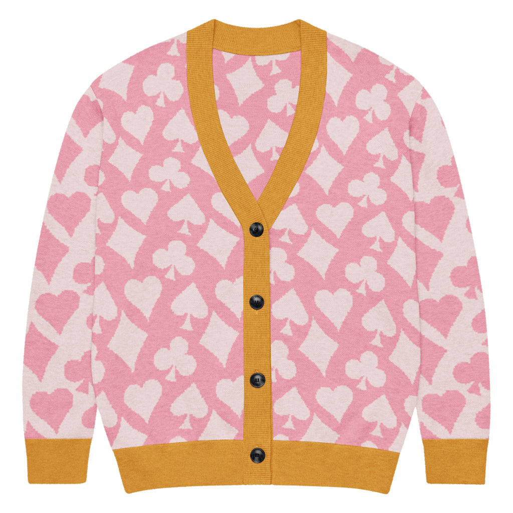 Card Symbol Colorblock Knit Cardigan – Baron Barclay Bridge Supply