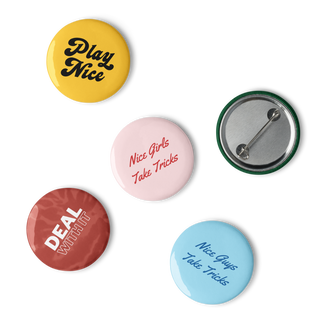 Play Nice Bridge Buttons (set of 5)