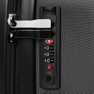 Card Symbol Pattern Hard-Shell Suitcase